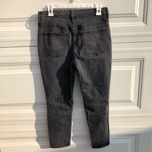 Black Denim High-waisted Jeans - Picture 2 of 3